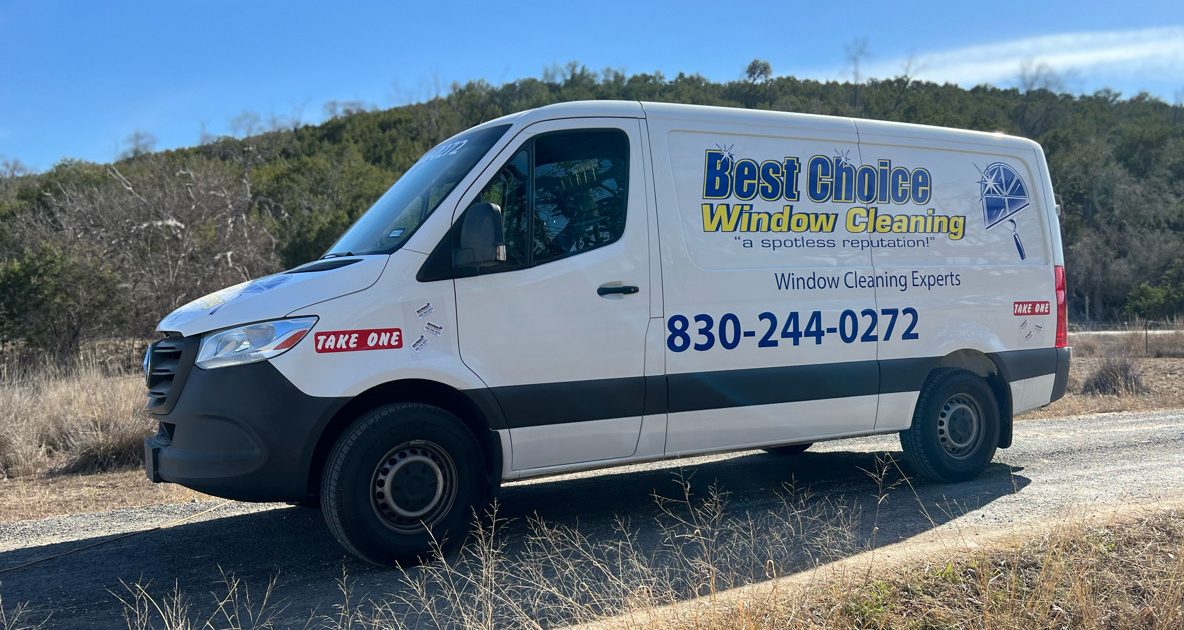 Best Choice Window Cleaning Service Van